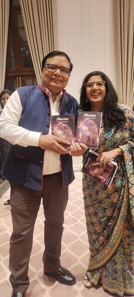 Garima with Books